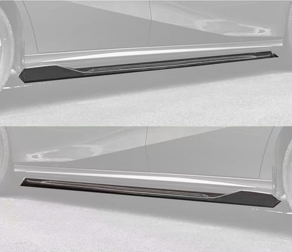 Universal Gloss Black Side Skirts - 1255 x 65 x 255mm