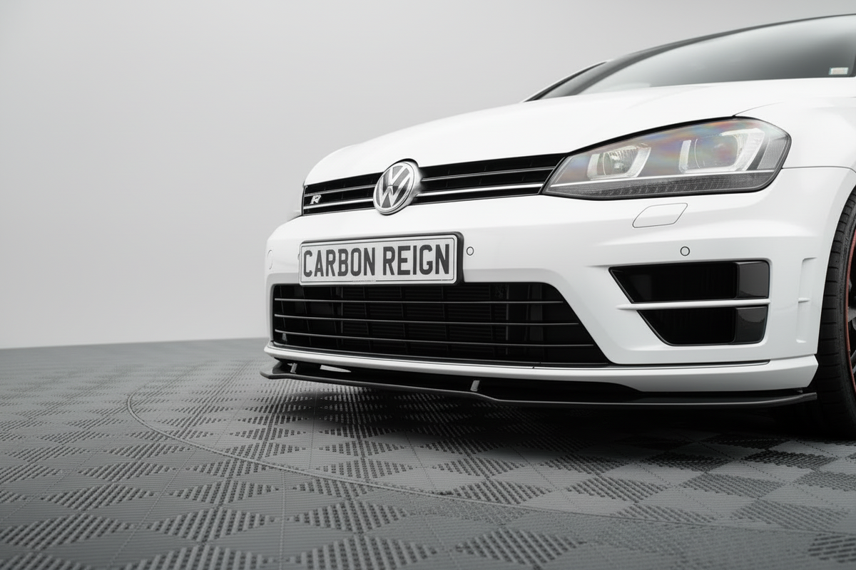 Golf R - MK7: Gloss Black Maxton Front Splitter V1 13-16