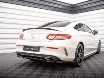 C Class - C205: Gloss Black Maxton Spoiler 15-21