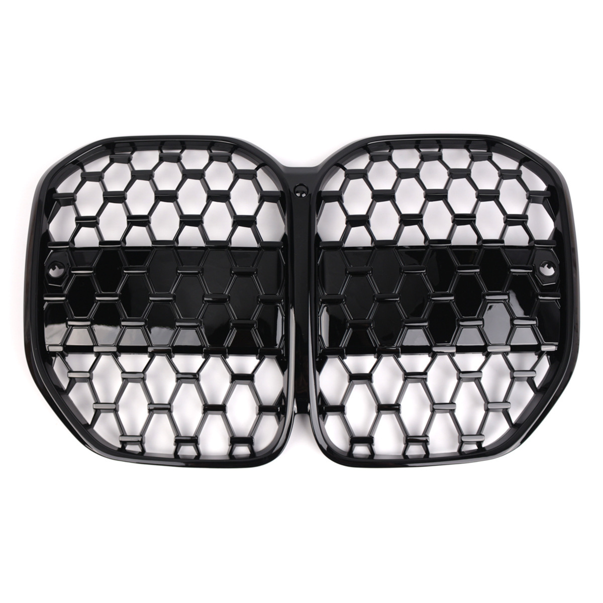 4 Series - G22/G23: Gloss Black Diamond Style Grill 21+