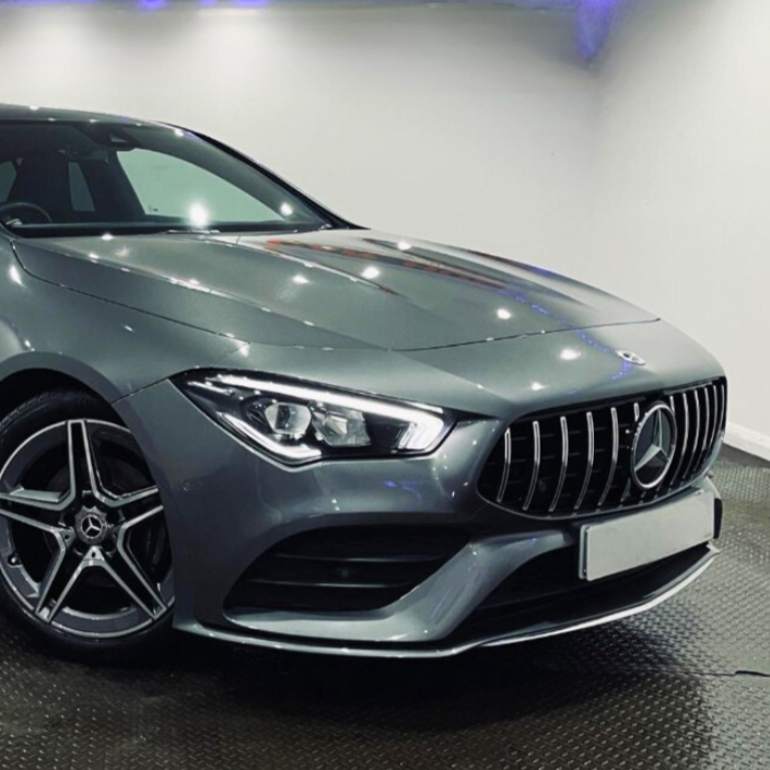 CLA - W118 Pre-Facelift: Chrome GT Panamericana Style Grill 19-23