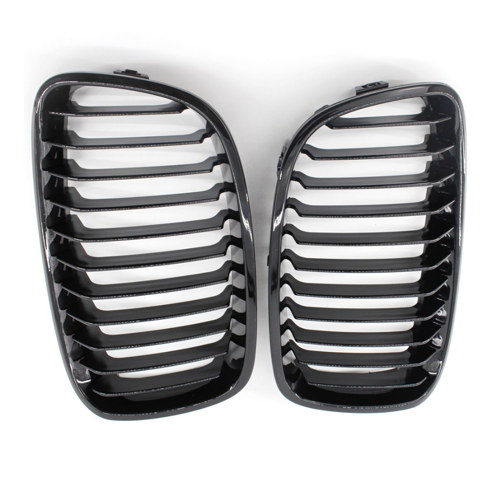 1 Series - F20/F21 Pre-Facelift: Gloss Black Single Slat Grill 11-14