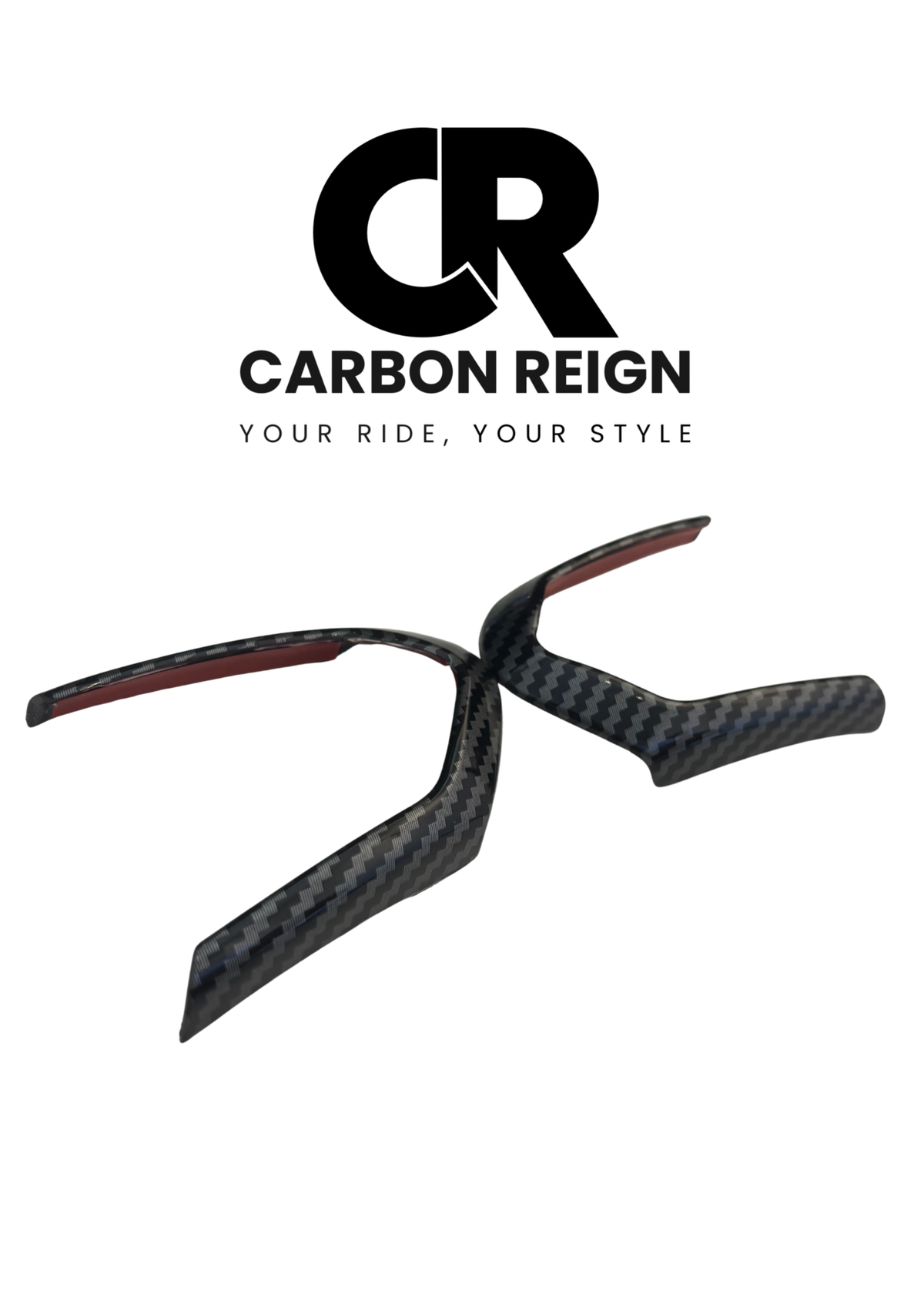 BMW Carbon Fiber Steering Wheel Button Trim