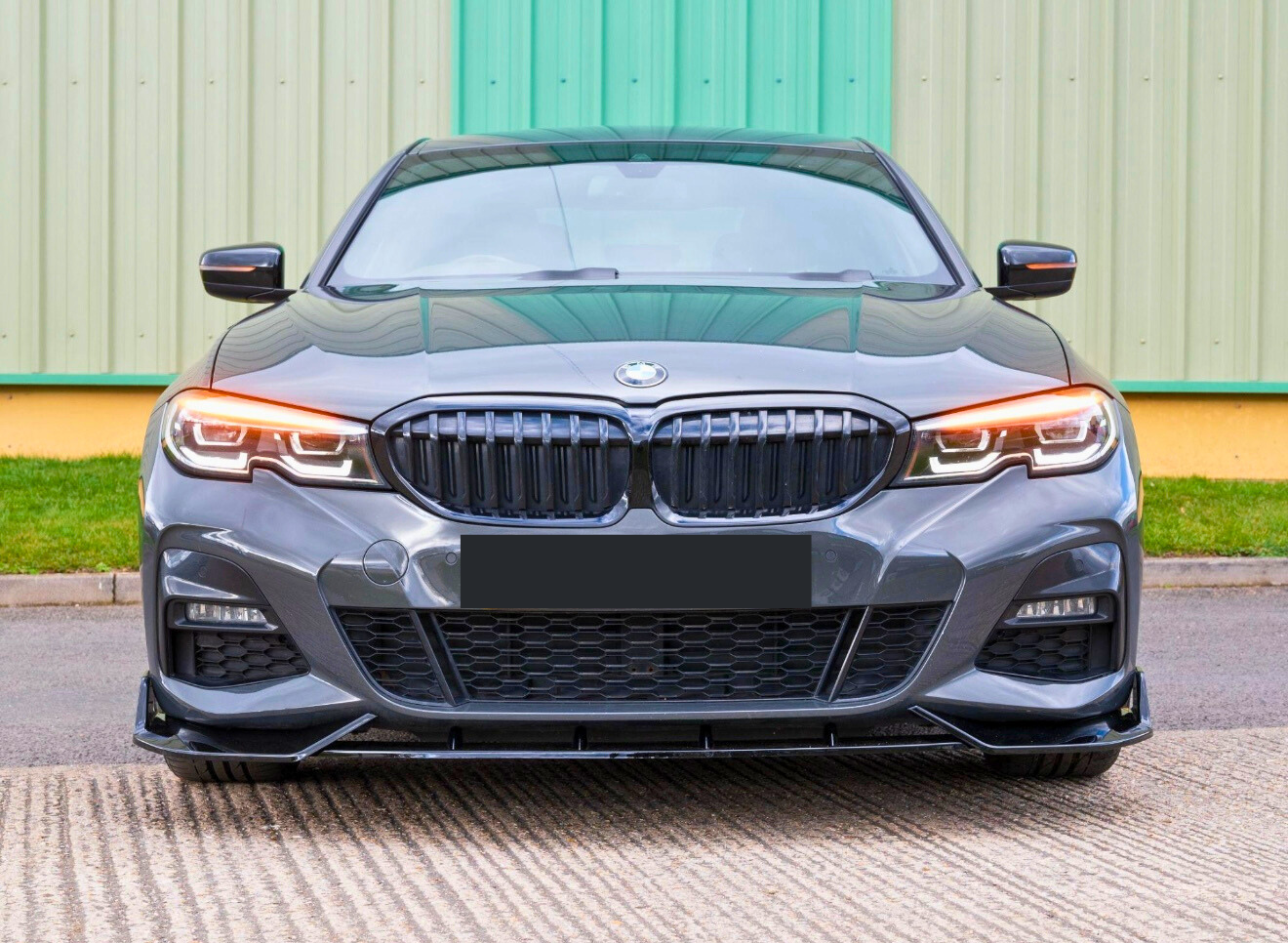 3 Series - G20/G21: Gloss Black 3D Style Front Splitter 19-22