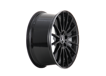 18" Gloss Black Mercedes Turbine Alloy Wheels