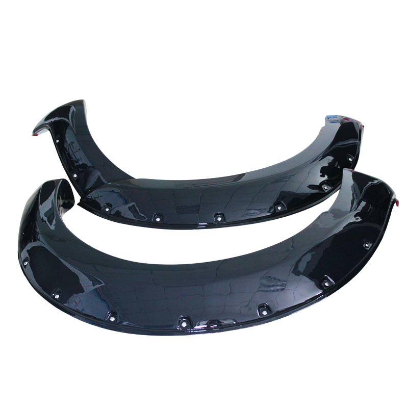Ford Ranger - T7: Gloss Black Raptor Style Fender Flares 15-17