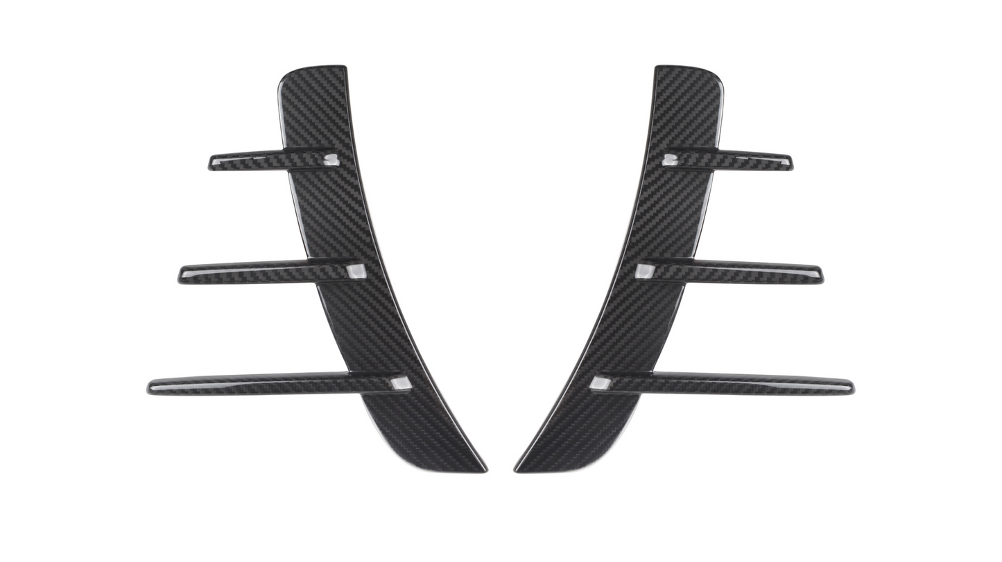4 Series - G22: Dry Carbon Fibre SOOQOO Style Front Side Fender Trim 20-24