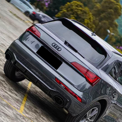 Q5/SQ5 - Type 80A: Gloss Black RS Style Diffuser with Black Exhaust Tips 21-24