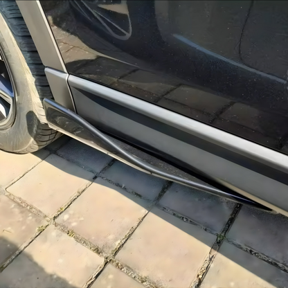 MERCEDES A CLASS CARBON FIBER SIDE SKIRT SPLITTERS 2013+