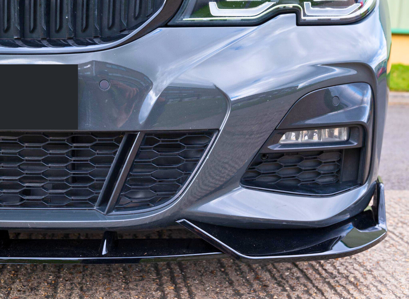 3 Series - G20/G21: Gloss Black 3D Style Front Splitter 19-22