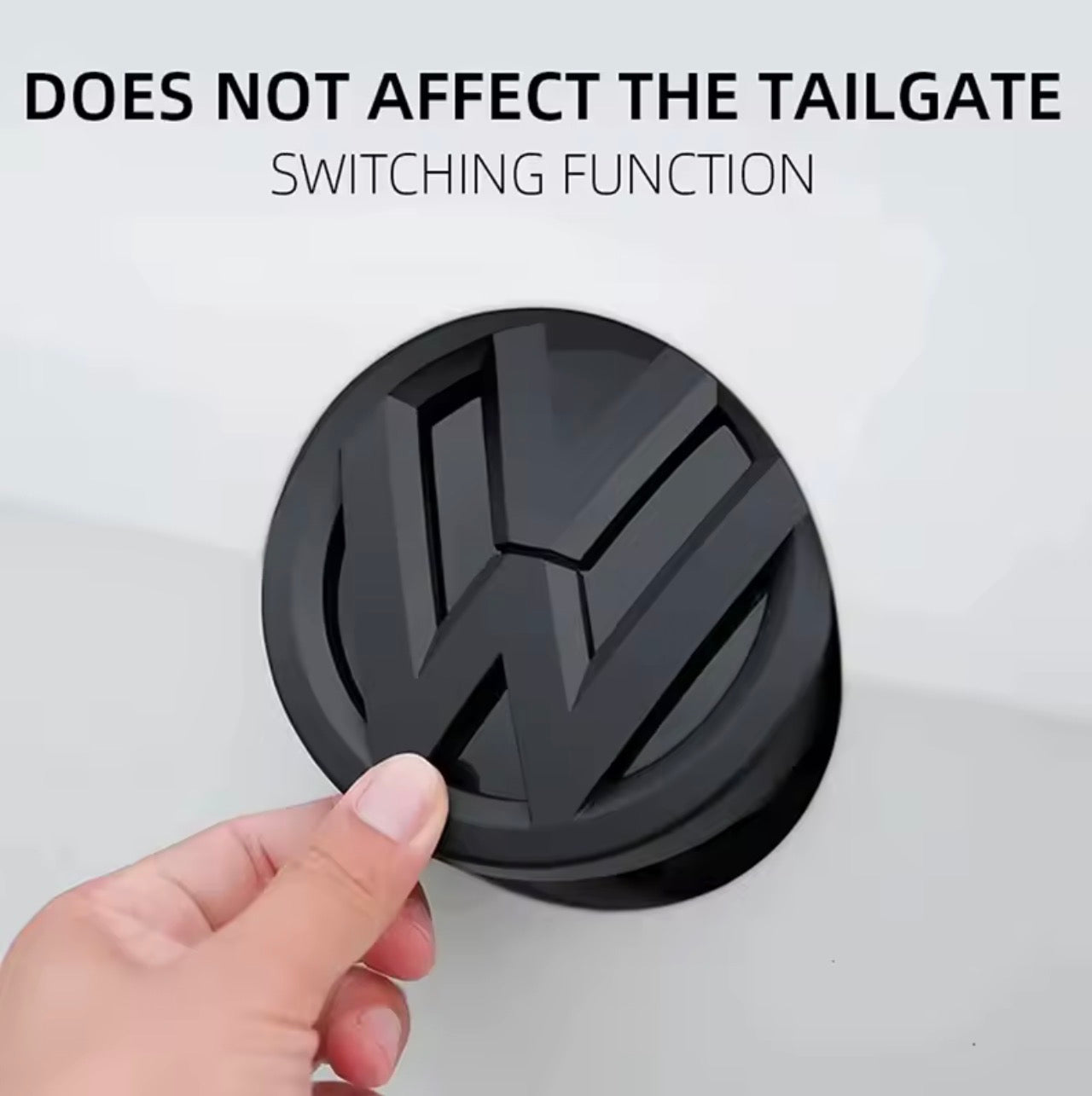 Volkswagen Gloss Black Badge Front & Back