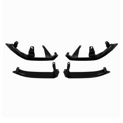 5 Series - G60: Gloss Black Front Splitter V1 Style 24+