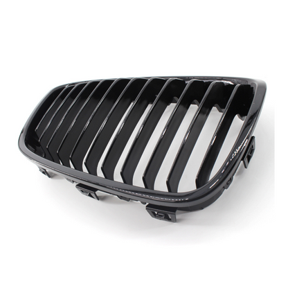 1 Series - F20/F21 Pre-Facelift: Gloss Black Single Slat Grill 11-14