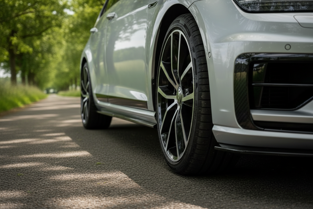 Golf R - MK7: Gloss Black Maxton Side Skirts 13-16