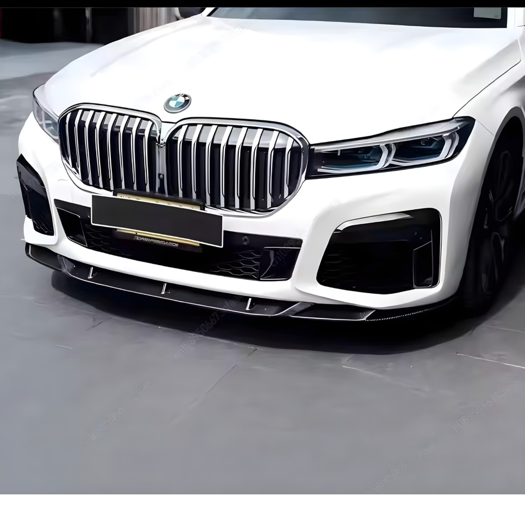 BMW 7 SERIES CARBON FIBER FRONT LIP SPLITTER 2019-2022