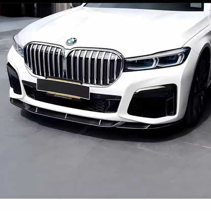 BMW 7 SERIES CARBON FIBER FRONT LIP SPLITTER 2019-2022