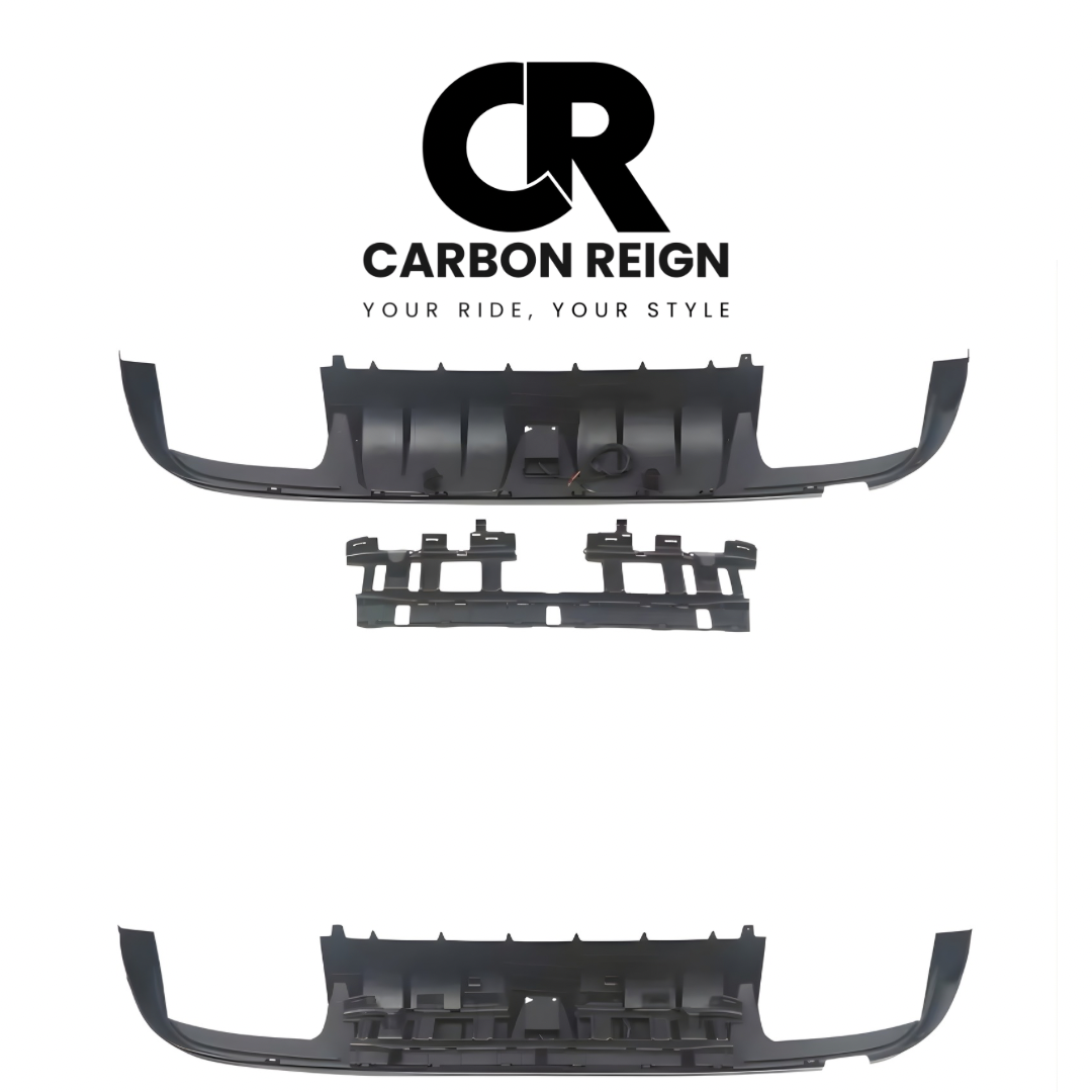 MERCEDES C CLASS C63 GLOSS BLACK REAR DIFFUSER