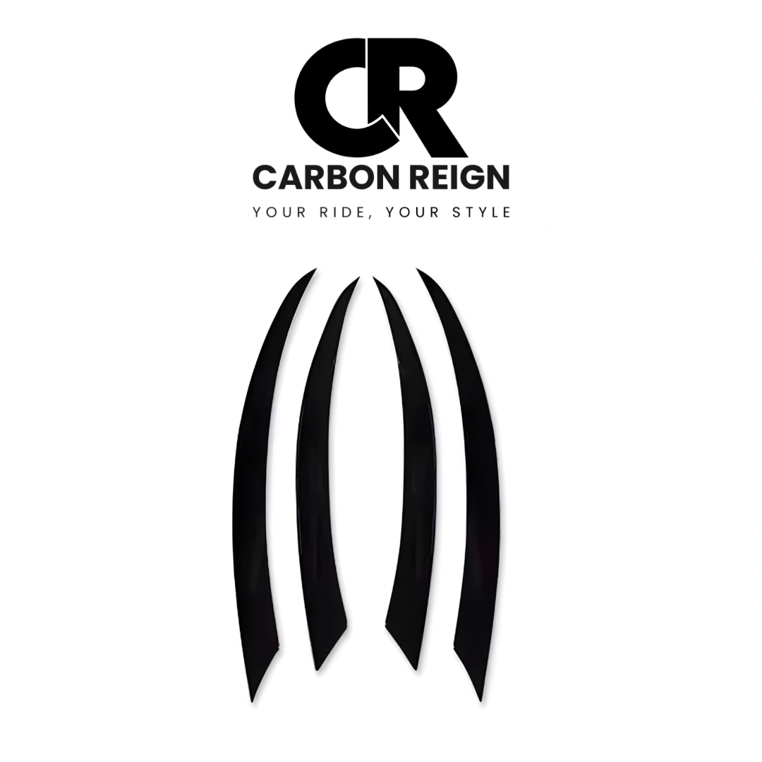 MERCEDES C CLASS GLOSS BLACK FOG LAMP COVERS 2015-2018