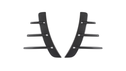 4 Series - G22: Dry Carbon Fibre SOOQOO Style Rear Side Fender Trim 20-24