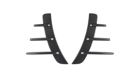 4 Series - G22: Dry Carbon Fibre SOOQOO Style Rear Side Fender Trim 20-24