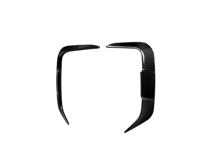 iX3 - G08 Facelift: Dry Carbon Fibre SOOQOO Style Rear Canards Trim 20+