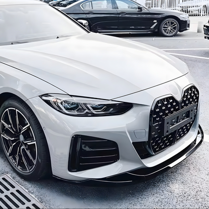 BMW 4 SERIES GLOSS BLACK/ CARBON FIBER FRONT SPLITTER 2020+