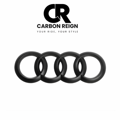 AUDI BADGE GLOSS/MATTE BLACK