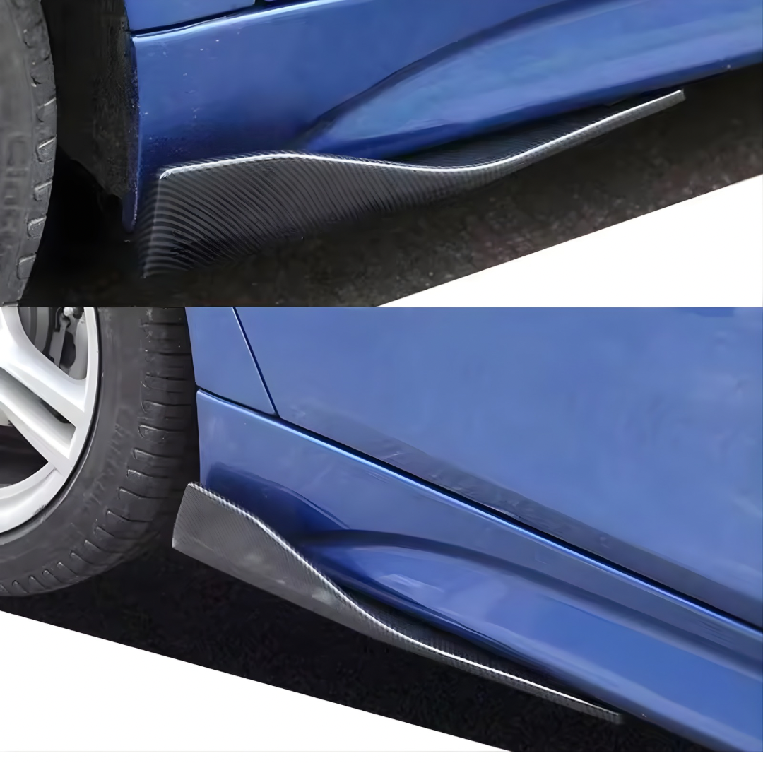MERCEDES A CLASS CARBON FIBER SIDE SKIRT SPLITTERS 2013+