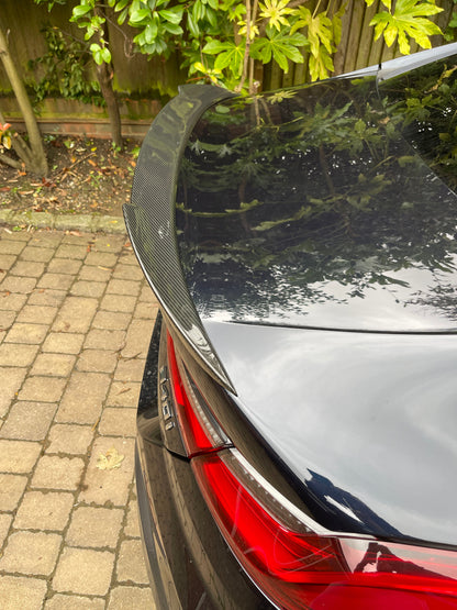 M8 - F93: Pre-Preg Dry Carbon Fibre V Style Spoiler 18+