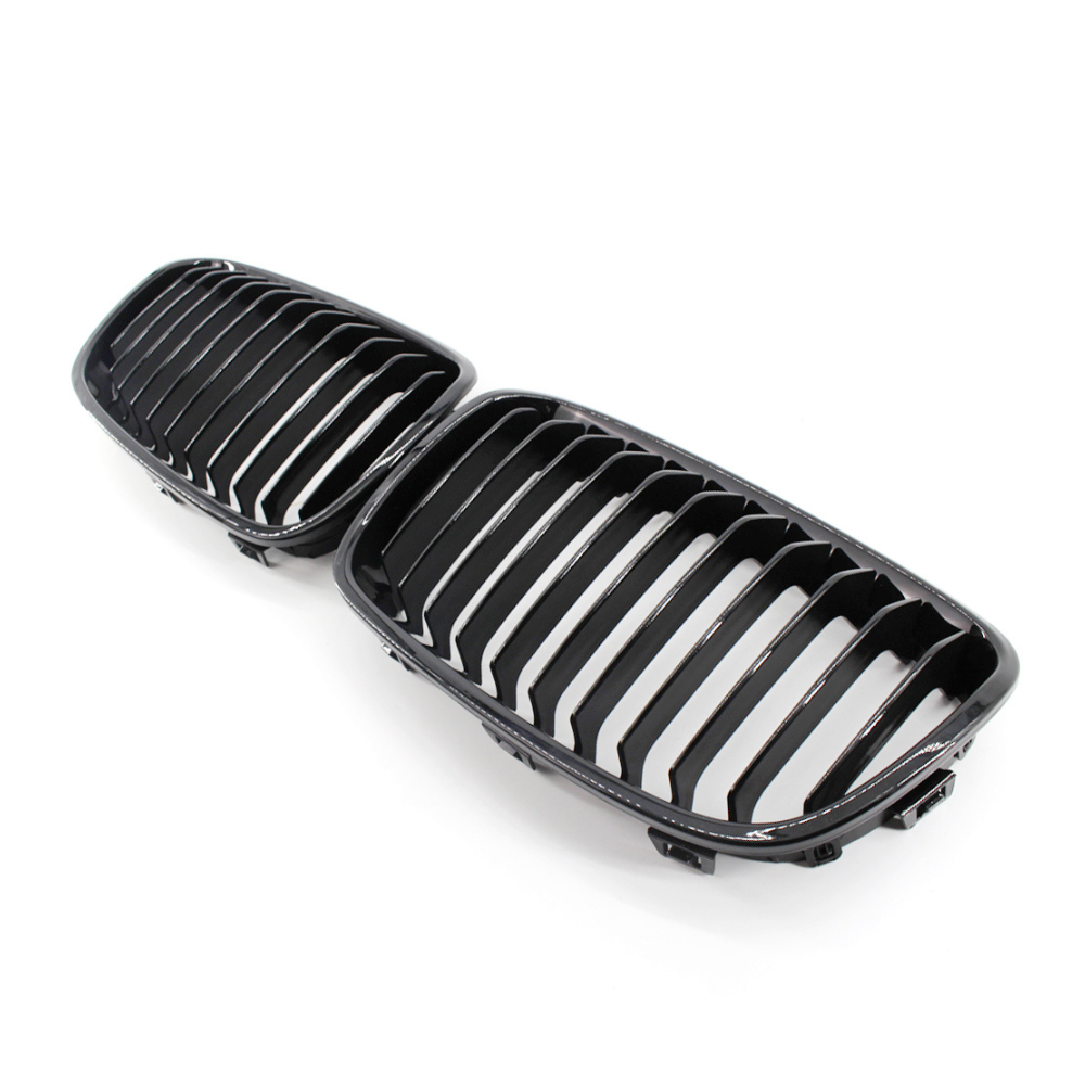 1 Series - F20/F21 Pre-Facelift: Gloss Black Single Slat Grill 11-14