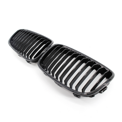 1 Series - F20/F21 Pre-Facelift: Gloss Black Single Slat Grill 11-14
