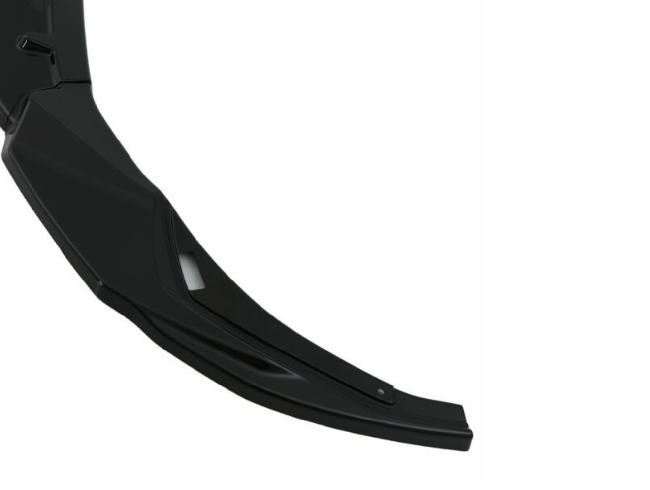 S3 - 8Y/8YS: Gloss Black Performance Style Front Splitter 21+