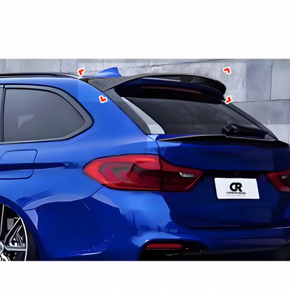 BMW 5 SERIES ESTATE CARBON FIBER/GLOSS BLACK ROOF SPOILER 2018-2023