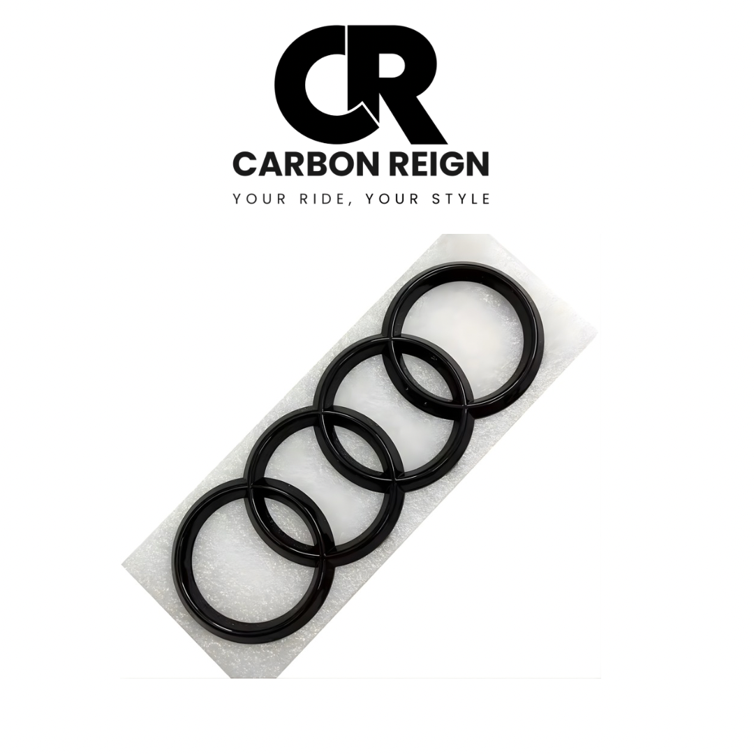 AUDI BADGE GLOSS/MATTE BLACK