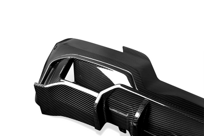 iX3 - G08 Facelift: Dry Carbon Fibre SOOQOO Style Rear Bumper Diffuser 20+