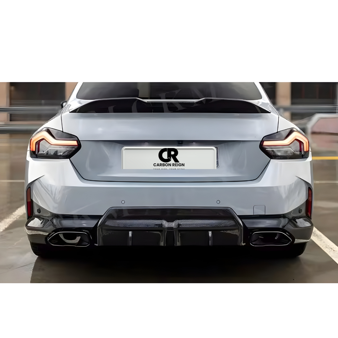 BMW 2 SERIES CARBON FIBRE REAR DIFFUSER