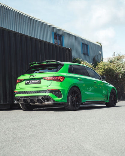 AUDI A3/S3/RS3 8Y 2022+ SPORTBACK CARBON FIBRE SPOILER - CT DESIGN