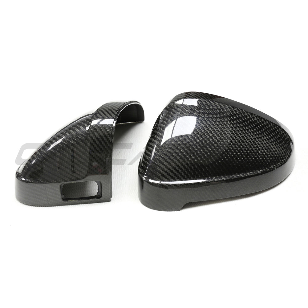 AUDI A3/S3/A4/S4/RS4/A5/S5/RS5 B9 2016-2025 PRE-PREG CARBON FIBRE MIRRORS - WITH LANE ASSIST