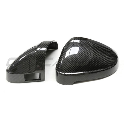 AUDI A3/S3/A4/S4/RS4/A5/S5/RS5 B9 2016-2025 PRE-PREG CARBON FIBRE MIRRORS - WITH LANE ASSIST