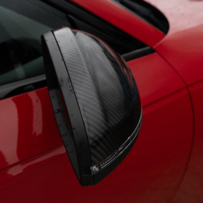 AUDI A3/S3/A4/S4/RS4/A5/S5/RS5 B9 2016-2025 PRE-PREG CARBON FIBRE MIRRORS - WITH LANE ASSIST