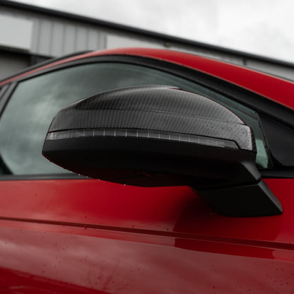 AUDI A3/S3/A4/S4/RS4/A5/S5/RS5 B9 2016-2025 PRE-PREG CARBON FIBRE MIRRORS - WITH LANE ASSIST