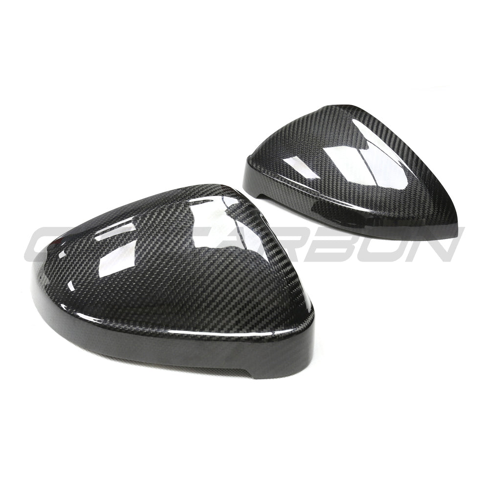AUDI A3/S3/A4/S4/RS4/A5/S5/RS5 B9 2016-2025 PRE-PREG CARBON FIBRE MIRRORS - WITH LANE ASSIST