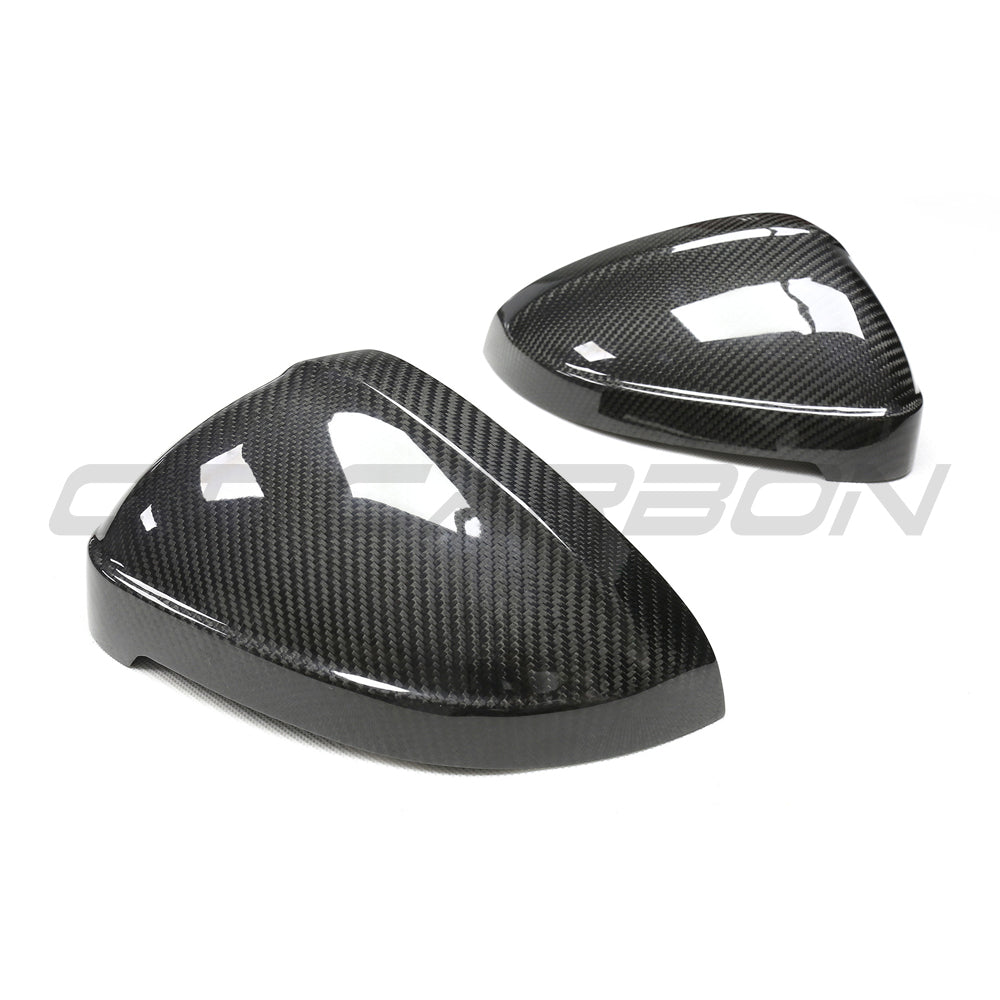 AUDI A3/S3/A4/S4/RS4/A5/S5/RS5 B9 2016-2025 PRE-PREG CARBON FIBRE MIRRORS - WITH LANE ASSIST