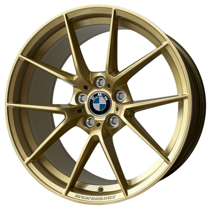 1 Series - F20/F21: 18" Gold 763M M3 CS Style Alloy Wheels 11-19