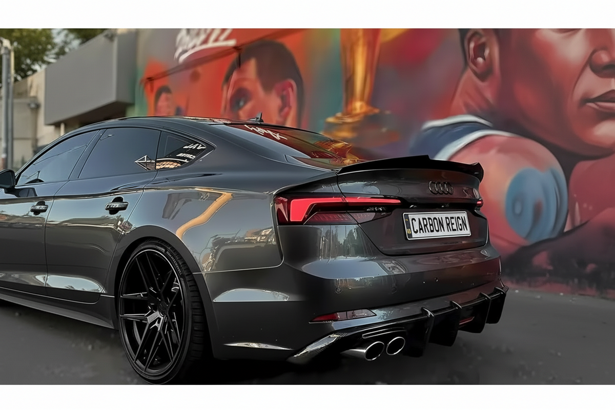 | Carbon Reign`Audi A5 Spoiler