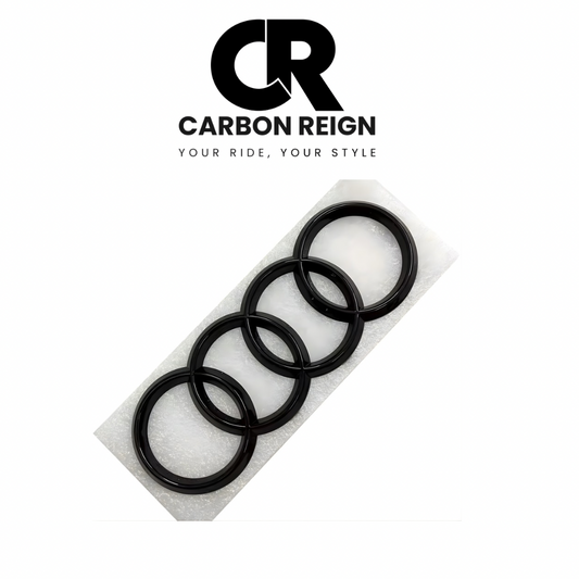 AUDI BADGE GLOSS/MATTE BLACK