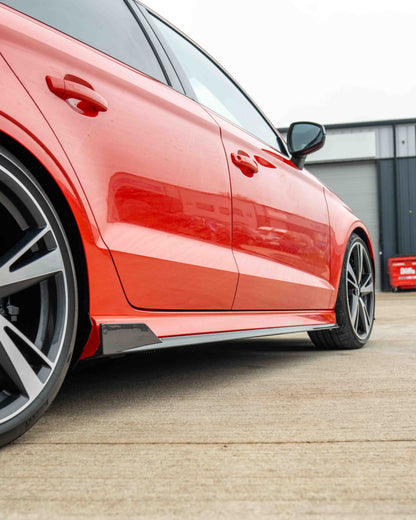 AUDI A3/S3/RS3 8V SALOON CARBON FIBRE SIDE SKIRTS