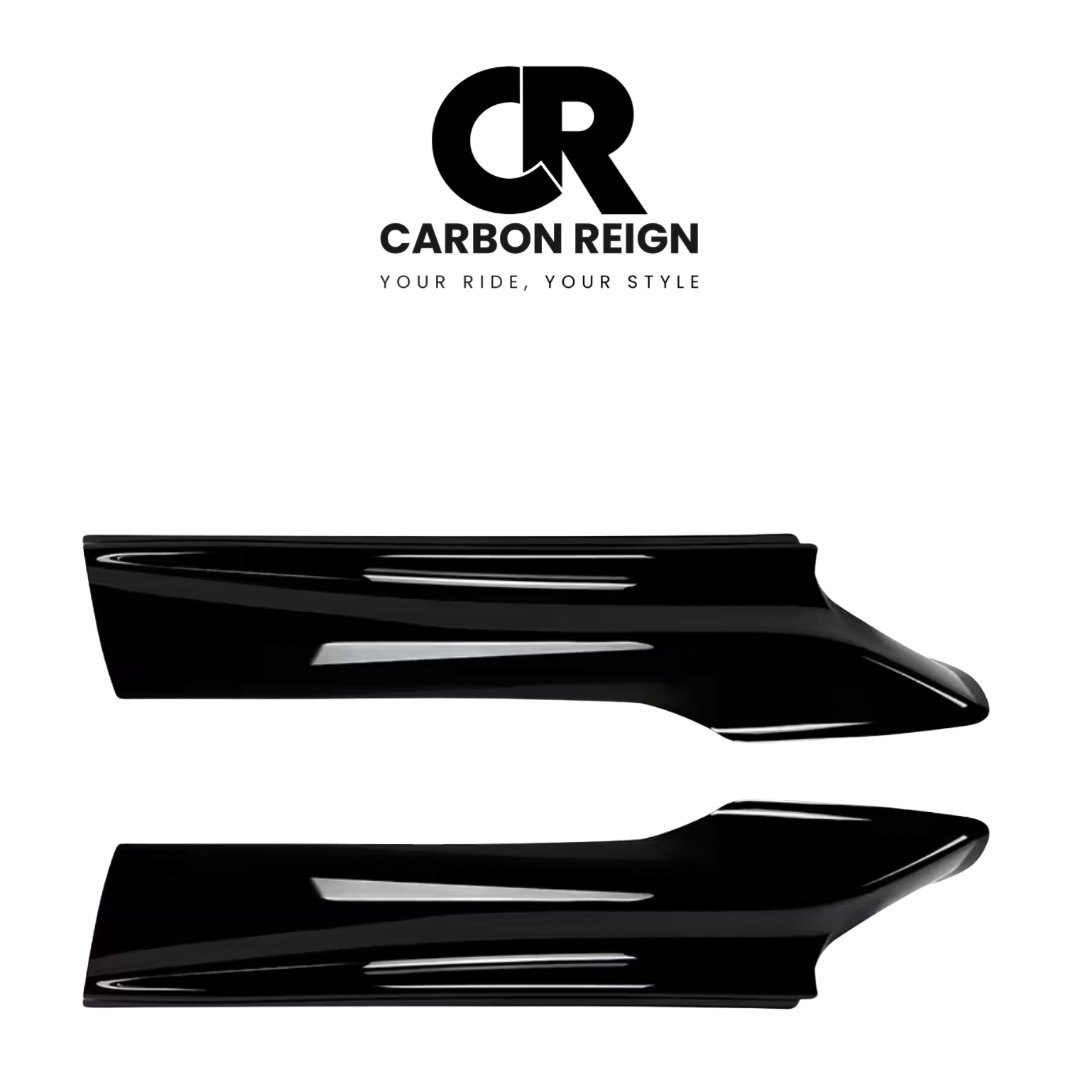 BMW 5 SERIES CARBON FIBER/GLOSS BLACK FRONT LIP SPLITTER 2011-2017