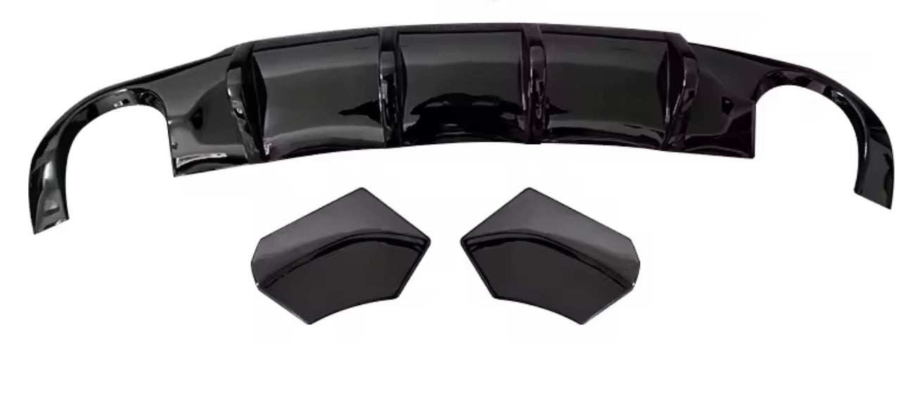 Volkswagen Scirocco Gloss Black Maxton Design Rear Diffuser