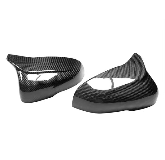 Jaguar XE Carbon Fiber Mirror Caps